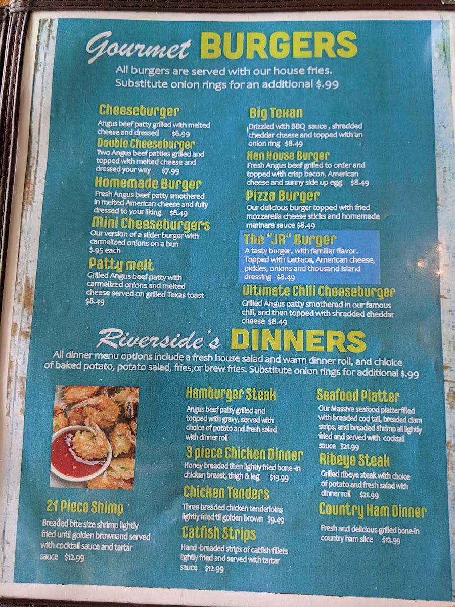 Welch's Riverside Restaurant Menu - Image 5